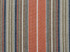 Montana Stripe Paprika by Roth & Tompkins Fabric - 100% Cotton - India - 15,001-30,000 double rubs - H: 6.5" - 54" - Fabric Carolina -