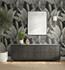 Mantra Metallic Metallic Silver AG62000 by Seabrook Designs Wallpaper Bali Tropical Linen United States 68 sq ft 34" Seabrook Wallpaper - Fabric Carolina -