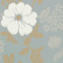 Rue De Seine Off White on Blue AT34141 by Anna French Wallpaper