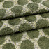 Domino Moss by Magnolia Designer Fabric Required Minimum Quantity Purchase: 2 yards Content: 92% POLYESTER, 8% COTTON Origin: INDIA Performance: 50,000+ WYZ Repeat: Horizontal: 2.25 and Vertical: 3.25 Width: 54 Uses: Upholstery