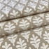 Odette Hickory by Magnolia Designer Fabric Required Minimum Quantity Purchase: 2 yards Content: 66% POLYESTER, 34% COTTON Origin: INDIA Performance: 50,000 WYZ Repeat: Horizontal: 1.75 and Vertical: 2.5 Width: 55 Uses: Bedding, Multipurpose, Upholstery