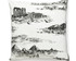 Cairo Toile Pillow 22 X 22 - Ink SCCAIRPILL0001 by Scalamandre Pillow