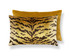 Tigre | Silk/Velvet Pillow 22 X 14 - Ivory, Gold & Black / Gilt SCMBDK261670001 by Scalamandre Pillow