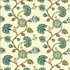 Stoneleigh Peacock by Kasmir Fabric 1436 100% Cotton USA 12,000 Wyzenbeek Double Rubs H: 27 inches, V: 25 2/8 inches 54 - Fabric Carolina - Kasmir