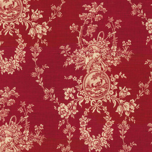 Country House Toi Red 666111 by Waverly Designer Fabric