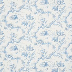 Schumacher Fabric Marine Toile Delft 176160