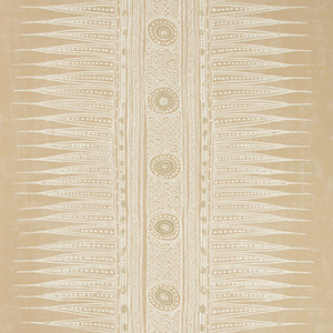 Indian Zag Paper Taupe by Lee Jofa Wallcovering - Fabric Carolina