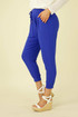 Cobalt Bamboo Slouch Pant