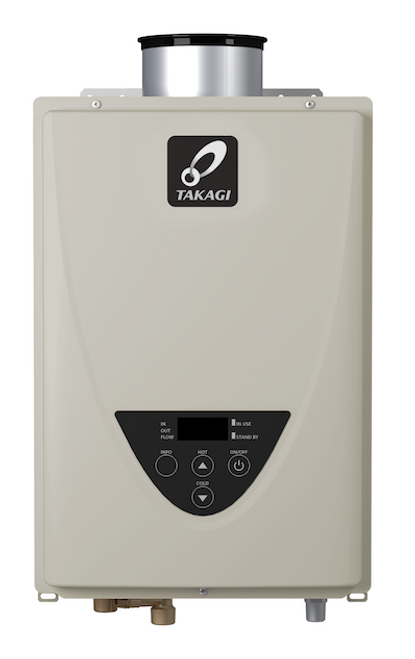 Takagi TK-510C-NI - 199,000 BTU Natural Gas/Liquid Propane Concentric Vent Indoor Non-Condensing