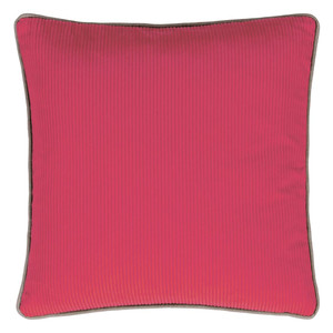 Designers Guild Pink Plain / Texture Corda Azalea Cushion Product Shot