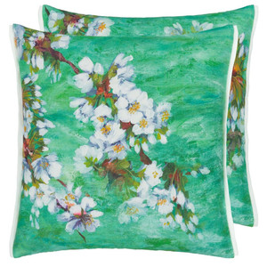 Fleur Dassam Emerald 55x55cm Cushion