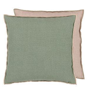 Brera Lino Thyme & Pebble 43x43cm Cushion