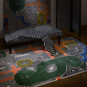 En Allant Aux Baux Cypres Floor Rug