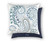 William Yeoward Blue Patterned Lakhama Ocean Cushion Product Shot