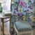 Designers Guild Caprifoglio Fabric  Floral Roseto Fabric Styled Room Shot