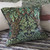 Ikebana Damask Velvet Graphite 55x55cm Cushion