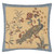 Peacock Toile Sepia Cushion