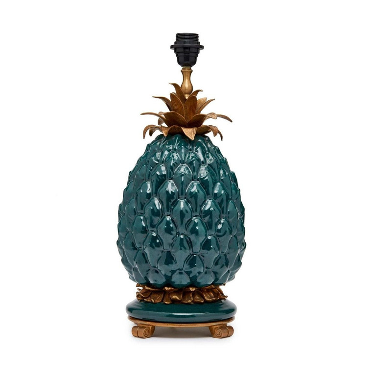 House of Hackney Ananas' Pineapple Lampstand - Petrol Lighting Product Shot