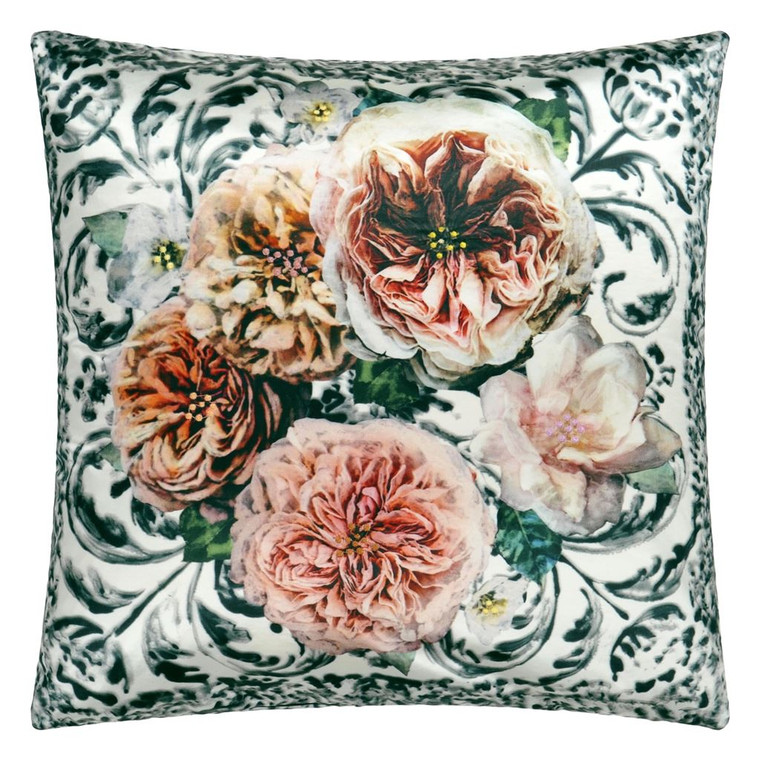 Designers Guild Multi Floral Pahari Damask Cushion Product Shot