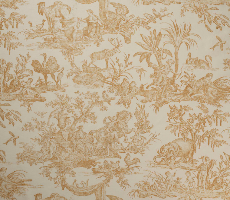 Marvic Country House III Toile Four Continents Fabric Styled Shot