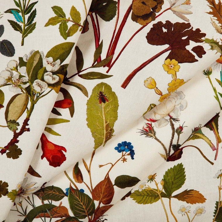 House of Hackney Herbarium Herbarium Cotton Linen Fabric Styled Shot