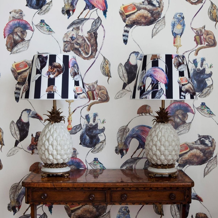 FLORA FANTASIA Wallpaper - Noir | HOUSE OF HACKNEY