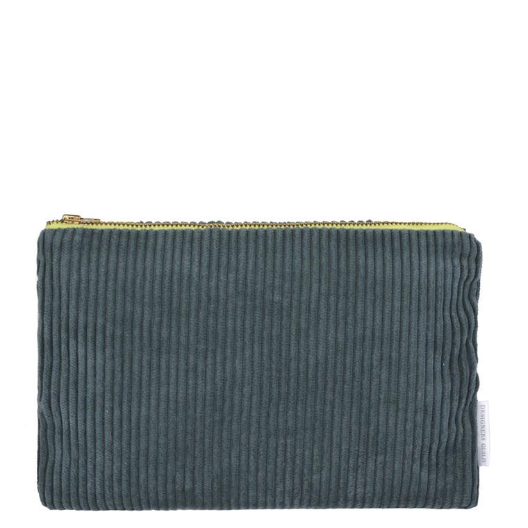 Designers Guild Turquoise Plain Corda Cadet Pouch Washbag Lifestyle Accessories : Wash bags Product Shot