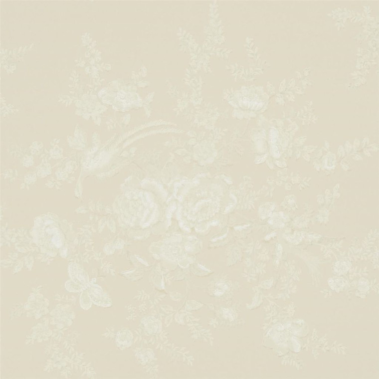 Ralph Lauren Signature Wallpaper Floral,Patterned Vintage Dauphine Wallpaper Styled Shot