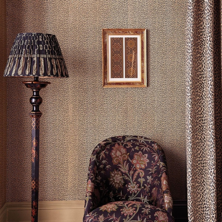 House of Hackney Wild Card Animal Wild Card Butterscotch Wallpaper Styled Shot