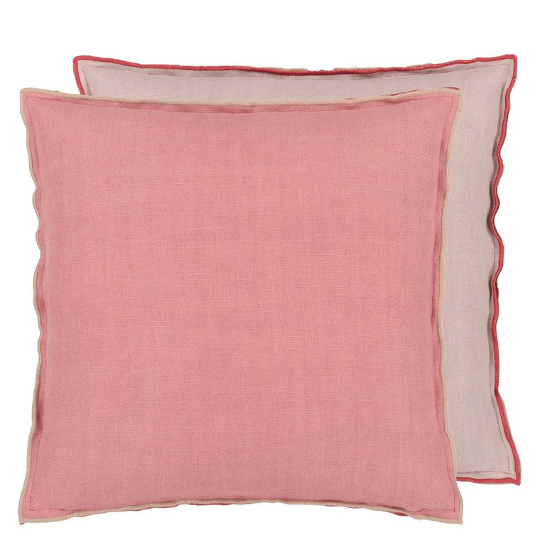 Brera Lino Rose & Travertine 43x43cm Cushion