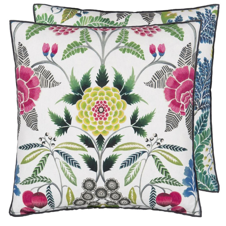 Brocart Decoratif Linen Brocart Decoratif Fuchsia 55x55cm Cushion