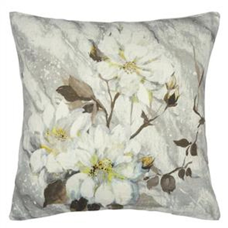 Carrara Fiore Platinum 50x50cm Cushion