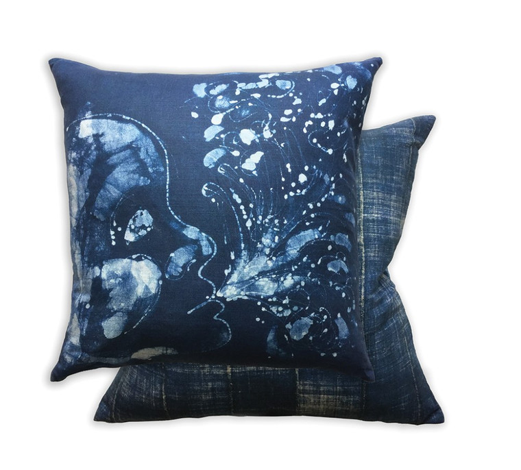 Isabel Indigo 60x60cm Cushion