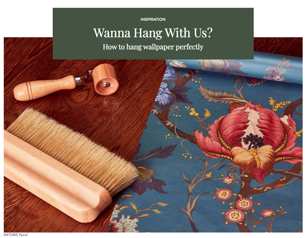 House of Hackney Wanna hang with us? Tips to hang your wallpaper