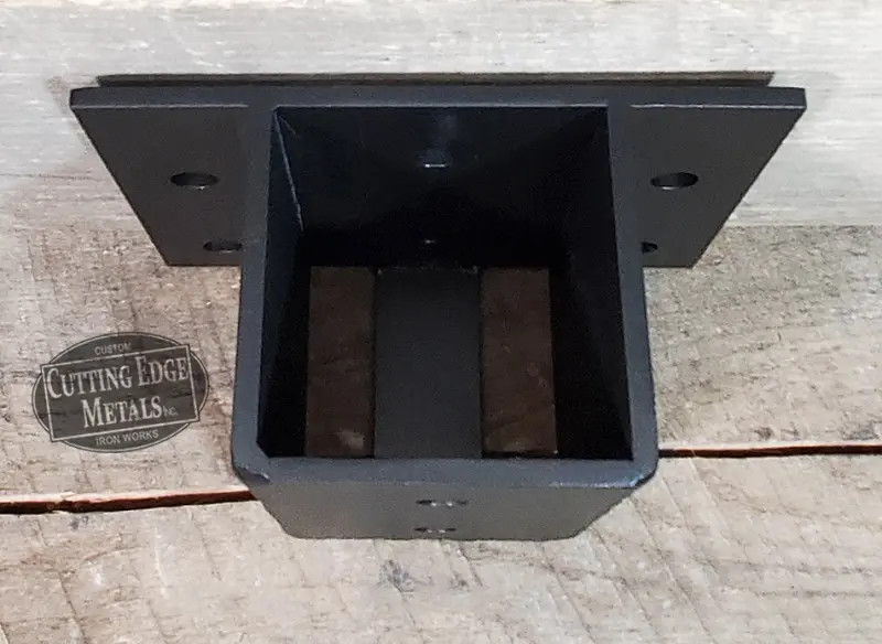 Face Mount Railing FMPB10 Face Mount Railing Post Bracket – Custom 4-Sided Fascia Mount ...