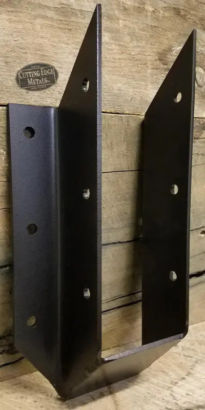 Angled Joist Hangers for Sloped Rafters / Custom Steel Bracket ...