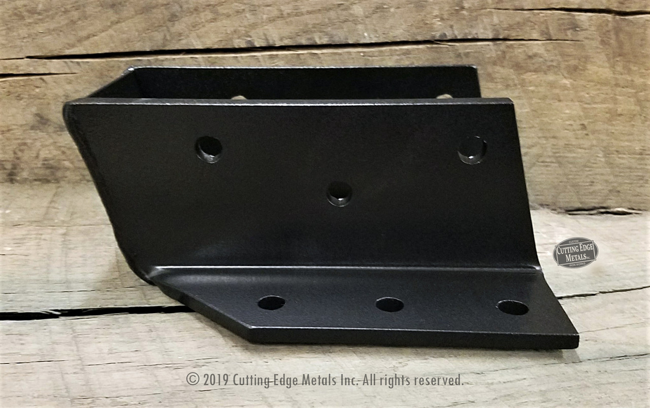 Angled Joist Hangers for Sloped Rafters / Custom Steel Bracket ...