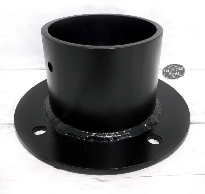 RLPSB10 Round Log Post Sleeve Bracket – Custom Heavy Duty Steel Post ...