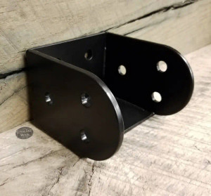 Joist Hangers – Rounded with Inside Flange-(JHIFR-13)
Here is a version of our custom steel rounded joist hanger with an inside flange. This is convenient when you have limited space or just want to hide the flange on them. These are also great for installing railing on posts.