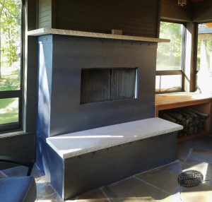 Single Piece Fireplace Surround