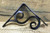 L Angle Decorative Scroll Gusset Support Bracket
This is a decorative steel bracket with a beautiful scroll custom made to whatever size you need. This is a very heavy duty bracket that looks fantastic and will last forever. This works great for fireplace mantles, shelves, counter tops, over hangs or anything else that you want to support.