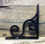 L Angle Decorative Scroll Gusset Support Bracket
This is a decorative steel bracket with a beautiful scroll custom made to whatever size you need. This is a very heavy duty bracket that looks fantastic and will last forever. This works great for fireplace mantles, shelves, counter tops, over hangs or anything else that you want to support.
