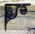 L Angle Decorative Scroll Gusset Support Bracket
This is a decorative steel bracket with a beautiful scroll custom made to whatever size you need. This is a very heavy duty bracket that looks fantastic and will last forever. This works great for fireplace mantles, shelves, counter tops, over hangs or anything else that you want to support.