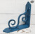 L Angle Decorative Scroll Gusset Support Bracket
This is a decorative steel bracket with a beautiful scroll custom made to whatever size you need. This is a very heavy duty bracket that looks fantastic and will last forever. This works great for fireplace mantles, shelves, counter tops, over hangs or anything else that you want to support.
