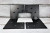 LSB10 custom heavy duty L-strap beam bracket in black powder coat