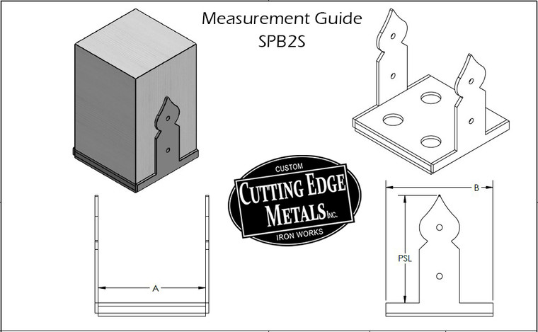 These decorative 2 - sided spaded wood uplift post base brackets are easy to install and look great with your posts. You mount the base to the flooring and then put the post in and fasten it to the bracket. They also uplift your post to keep it out of any water that may pool up a bit on the floor. These will add that rich, designer touch to the base of your posts.