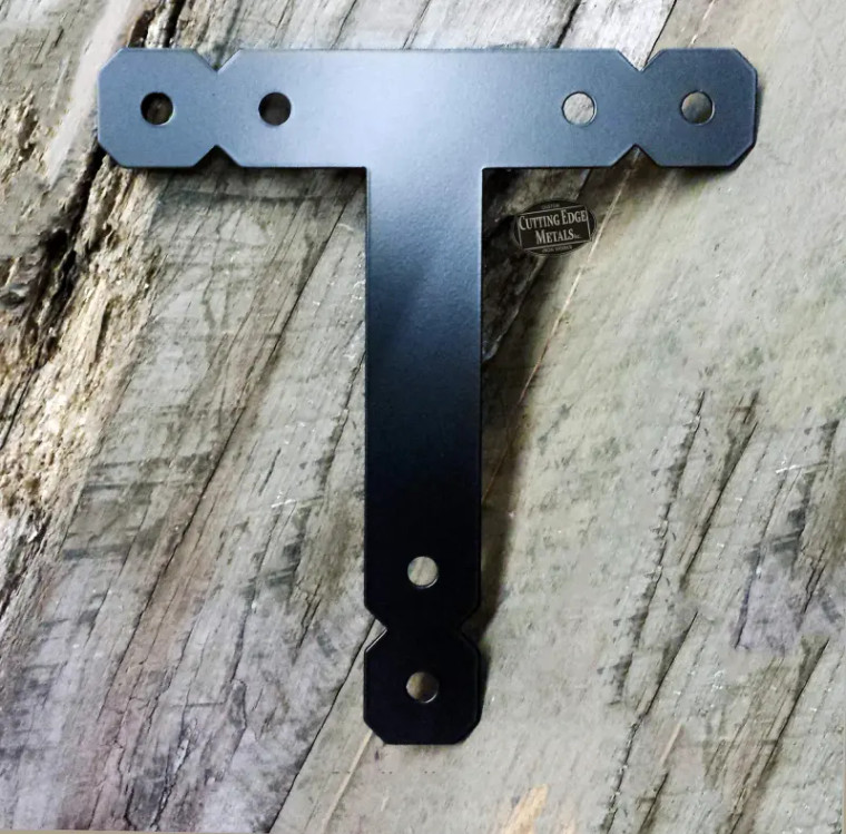 T-Shaped Beam Bracket - Double Crop - Timber Frame