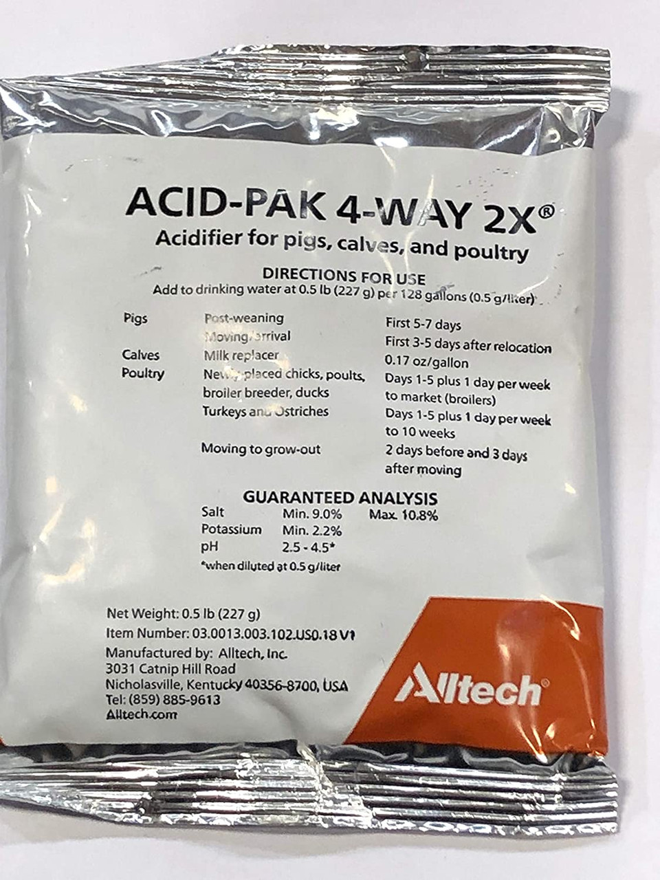 Acid Pak 4-Way 2X  8oz.