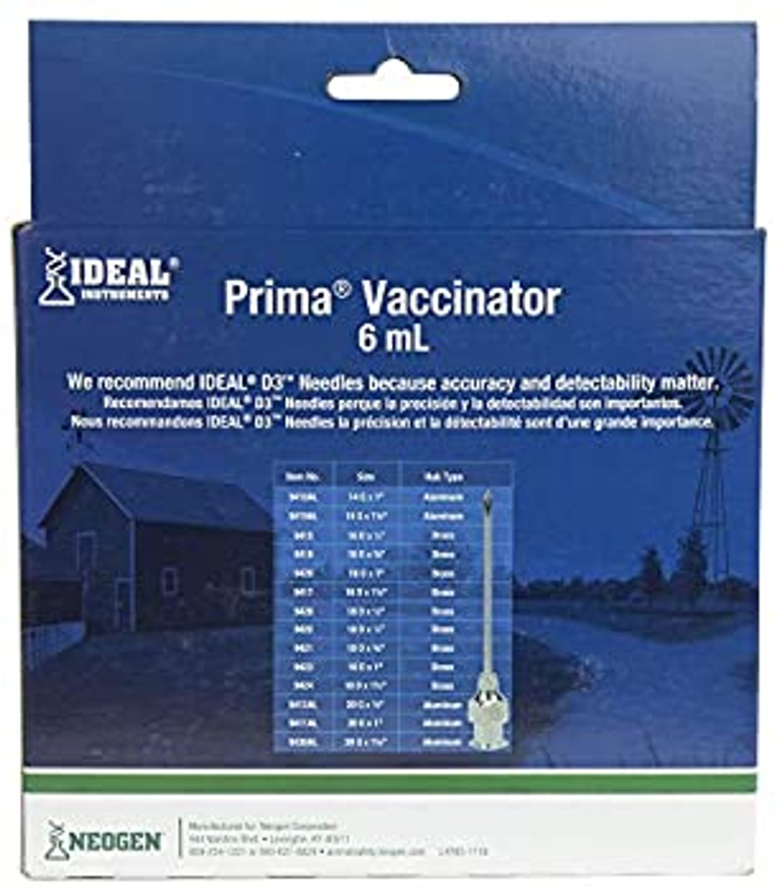 Prima Tech Vaccinator Syringe