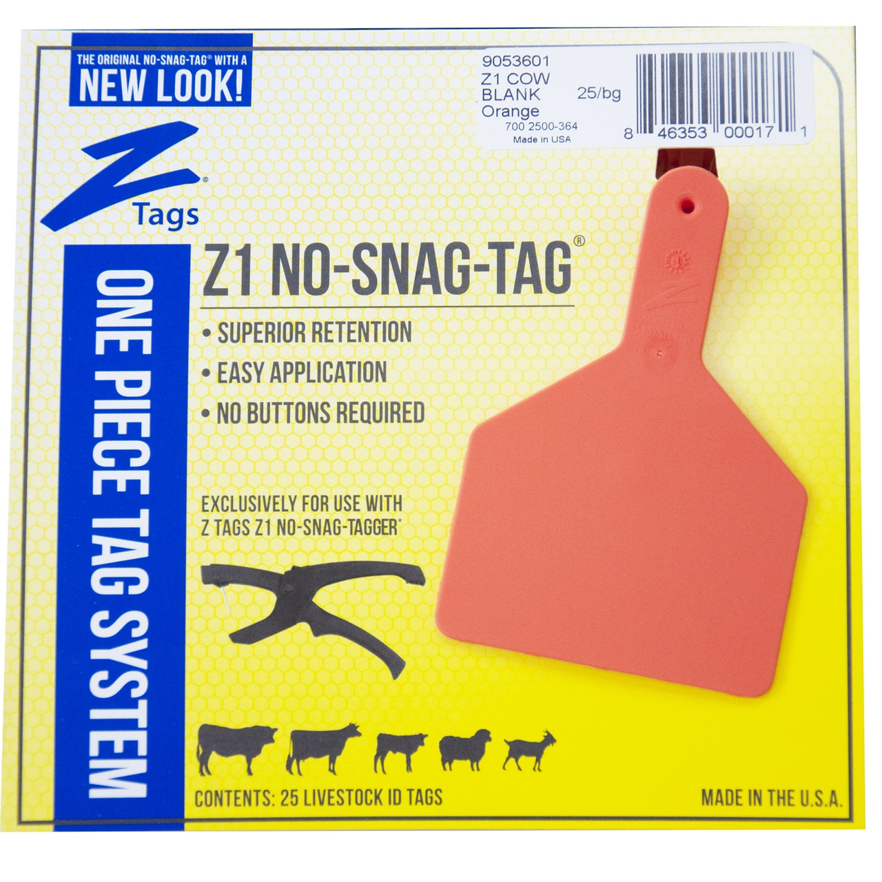 Z-Tag One-Piece Ear Tags